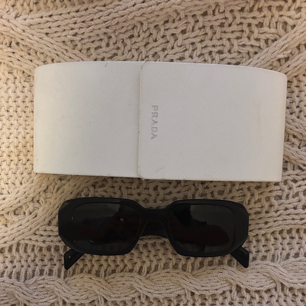 Prada Sleek Black Sunglasses
